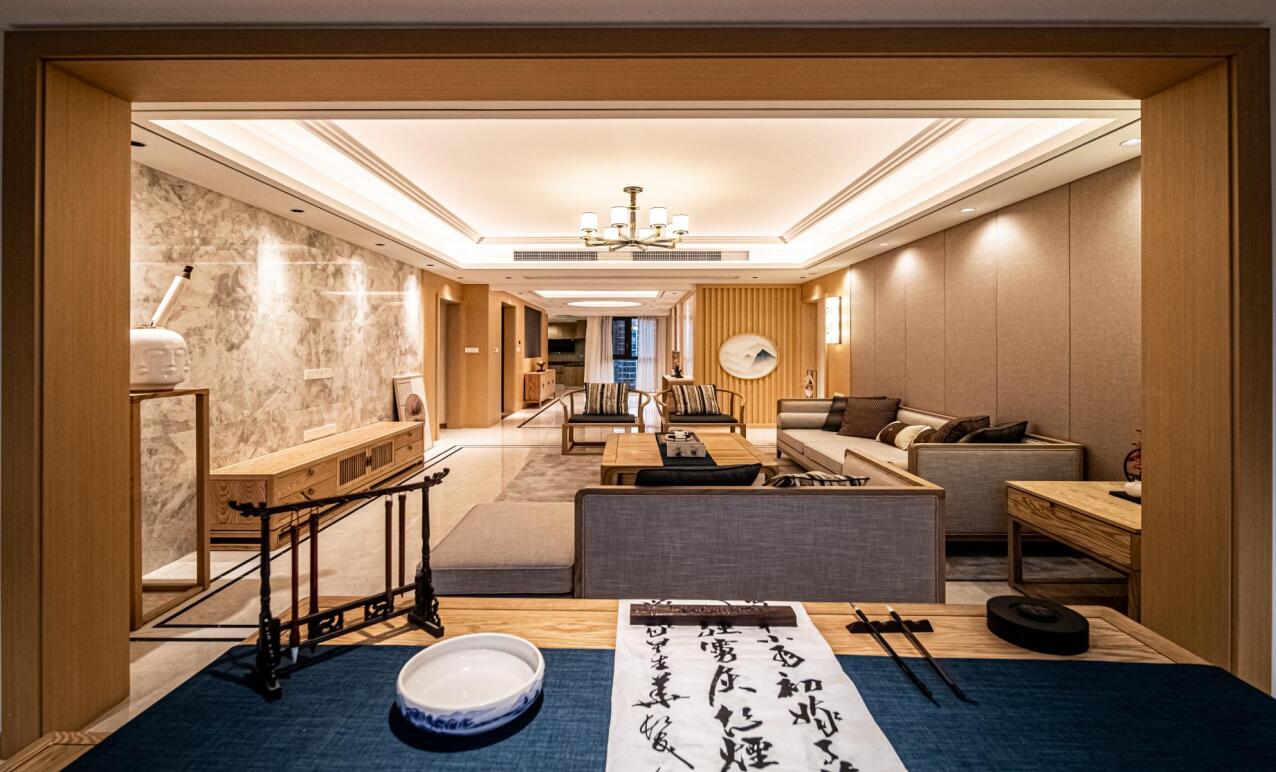 仓山区融侨外滩B区装修 混搭风格：中式+日式